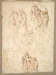 Studies voor de afzetting door Aurelio Luini