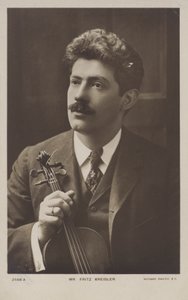 Fritz Kreisler, Oostenrijkse violist en componist door Austrian Photographer