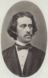 Portret van Josef Strauss door Austrian Photographer