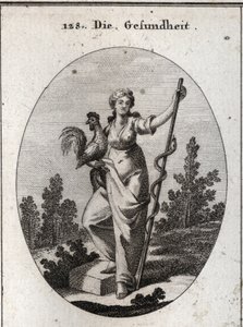 Allegorie van gezondheid door Austrian School