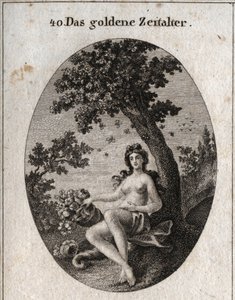 Allegorie van het gouden tijdperk door Austrian School