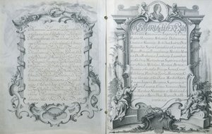 Oostenrijkse ratificatie van het huwelijkscontract voor Marie-Antoinette, aartshertogin van Oostenrijk met de Dauphin Lodewijk van Frankrijk, 23 april 1770 door Austrian School