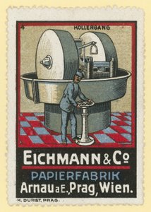 Eichmann & Co papierfabrikanten, Arnau am Elbe, Praag, Wenen