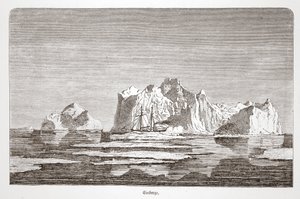 IJsbergen, met de Tegetthoff, 1876 door Austrian School