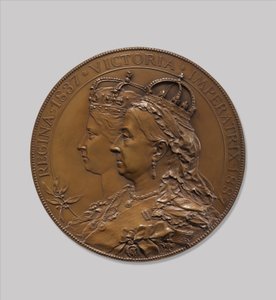 Medaille ter herdenking van het jubileum van koningin Victoria door Austrian School