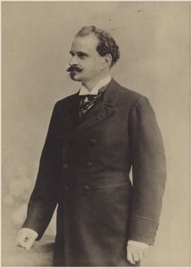 Portret van Eduard Strauss door Austrian School