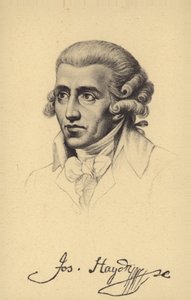 Portret van Joseph Haydn