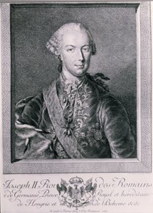 Portret van Jozef II (1741-90) Koning van Duitsland en Heilige Roomse Keizer, 1763 door Austrian School