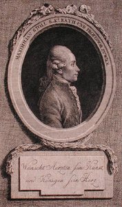 Portret van Maximilian Stoll door Austrian School