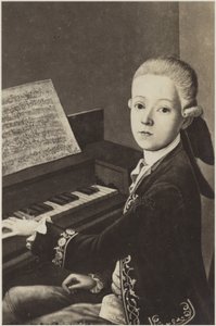 Portret van Wolfgang Amadeus Mozart door Austrian School