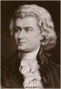 Portret van Wolfgang Amadeus Mozart door Austrian School