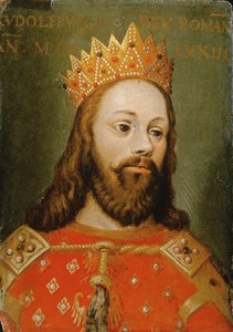 Rudolf I (1218-91) ongekroonde Heilige Roomse Keizer, stichter van de Habsburgse dynastie door Austrian School