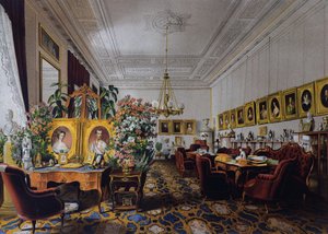 De hal van Aartshertogin Sophia in de Hofburg in Wenen, ca. 1854, Oostenrijk door Austrian School