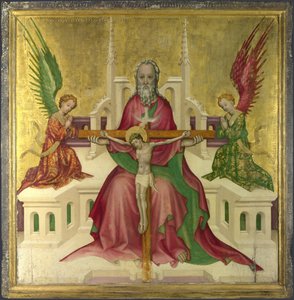 De Drie-eenheid met Christus gekruisigd, ca. 1410