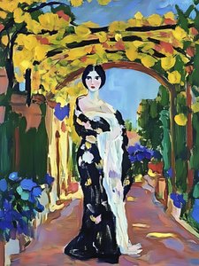 Elegante Dames-tuin door Avanesova Elena