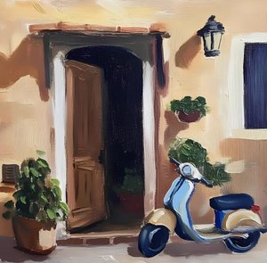 Europese scooterdeur