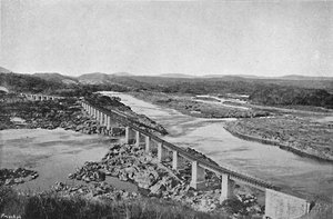 Ponte de Jaguara, 1895 door Axel Frick