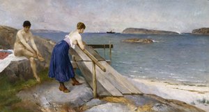 Baden vrouwen door Axel Hjalmar Ender