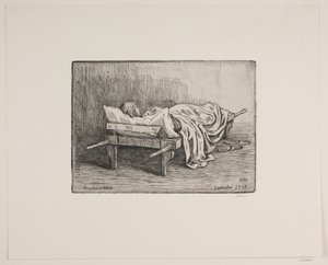 Deens: Het meisje op de brancard door Axel Hou