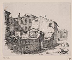 Thorvaldsens atelier in Rome door Axel Theodor Kittendorff