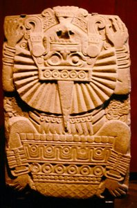 God van Hemellichamen door Aztec
