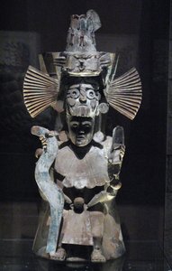 Wierookbrander in de vorm van de god Tlaloc, Tlahuac, Late Postklassieke periode, ca. 1500 door Aztec