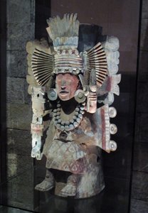 Wierookbrander in de vorm van de maïsgodin Xilonen, Tlahuac, Late Postklassieke periode