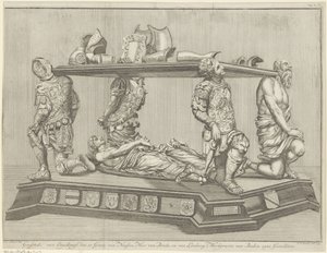 Grafmonument voor Engelbrecht II, graaf van Nassau-Dillenburg-Breda, 1504 door B.F. Immink