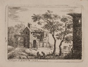 Landschap door B. Flügge