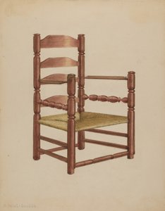 Stoel door B. Holst Grubbe