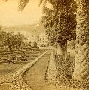 Monte Carlo, gezien vanaf het Casino, 1897 door B. W. Kilburn