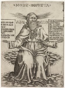 De profeet Mozes door Baccio Baldini
