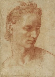 Hoofd van een Vrouw door Baccio Bandinelli