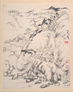 Landschapsalbum door Bada Shanren
