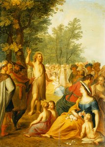 Sint Johannes de Doper Predikend in de Wildernis