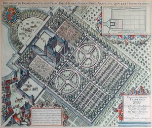 Hof te Honsholerdijk (17e eeuw) door Balthasar Florisz. van Berckenrode