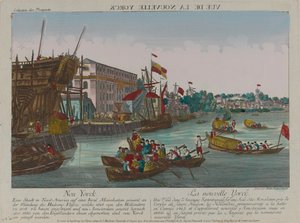 ?Vue de la Nouvelle Yorck?, circa 1776 door Balthasar Friedrich Leizelt