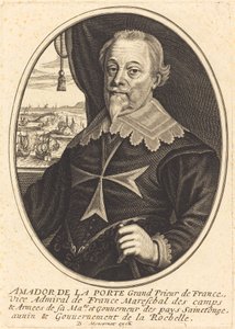 Amador de la Porte door Balthasar Moncornet