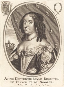 Anna van Oostenrijk door Balthasar Moncornet