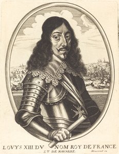 Lodewijk XIII, koning van Frankrijk door Balthasar Moncornet