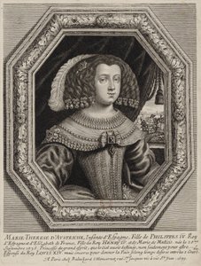 Moncornet, ed - Marie Thérèse van Oostenrijk door Balthasar Moncornet