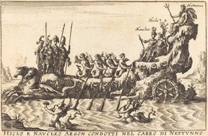 Hiclo en Naucleo Argon geleid in de wagen van Neptunus