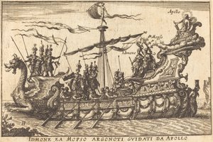 Idinone ea Mopso Argonoti guidati da Apollo