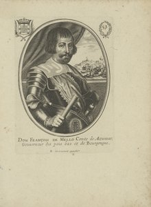 Francisco Manuel de Mello 1608-1666, ca. 1640-1650 door Balthazar Moncornet