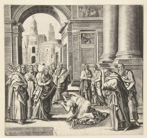 Christus en vrouw van Kanaän