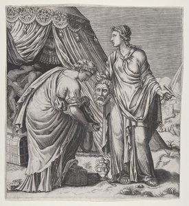 Judith met het Hoofd van Holofernes door Balthazar van den Bos