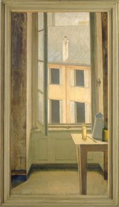 Het raam, Cour de Rohan door Balthus Klossowski de Rola
