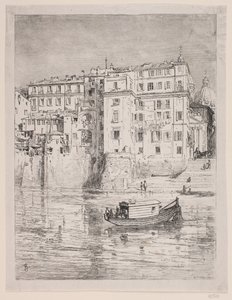 Veerboot over de Tiber door Balzer Dahl