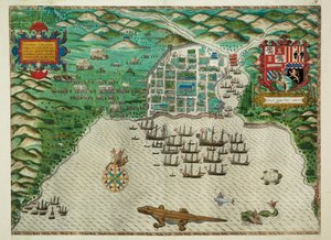 Kaart van Santo Domingo