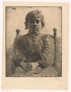 Portret van een onbekend meisje